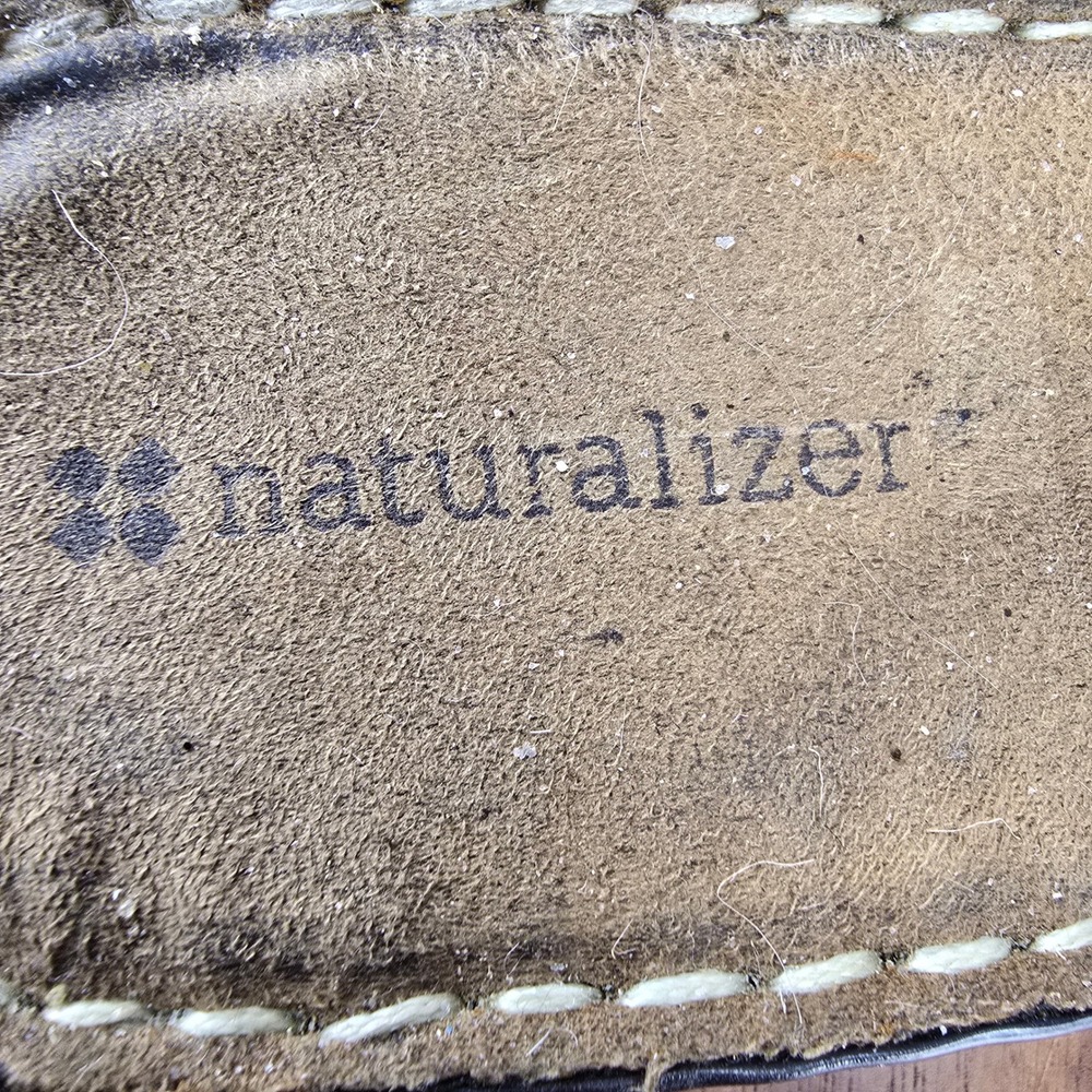 Naturalizer Women's Leather‎ Slide Sandals Callman Size 8.5 M Comfort Casual - Picture 6 of 13